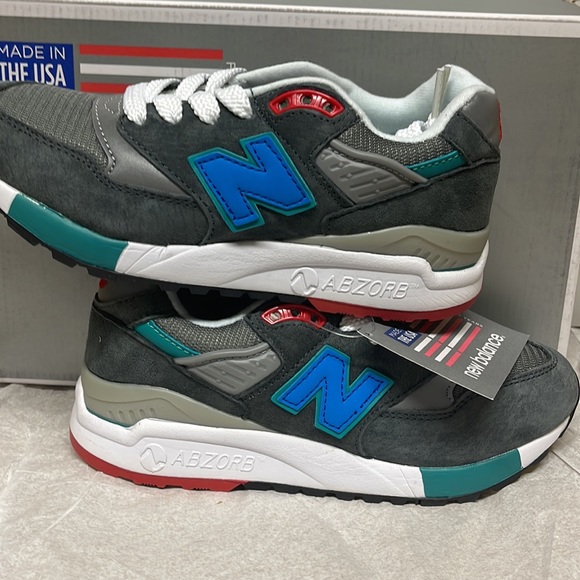 BNIB New Balance 998 Woman's Gray/Blue size 5.5 (4) - Picture 5 of 7
